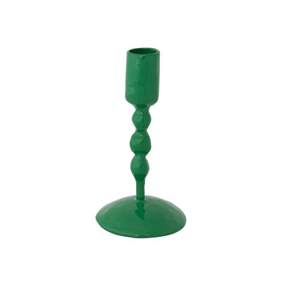 Verdant Enamel Iron Taper Holder
