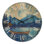 Horloge murale Scenic Rustic Silent Wood - Cabin Canoe Bay