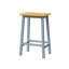 Tabourets de bar en bois massif K&K-1703681861
