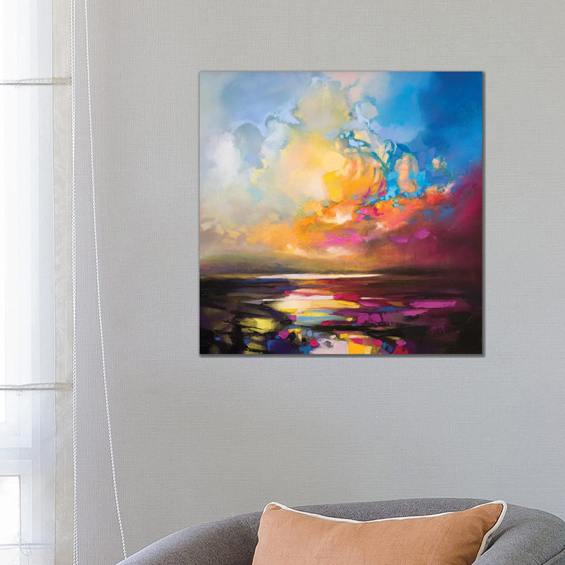«Thermodynamics I» par Scott Naismith - reproduction d'art, Pas de tapis, H 26 po x l 26 po x P 1,5 po, Toile tendue