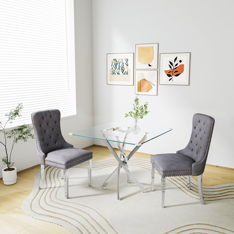 Ensemble repas, 3, Gris/argent, Argent argent