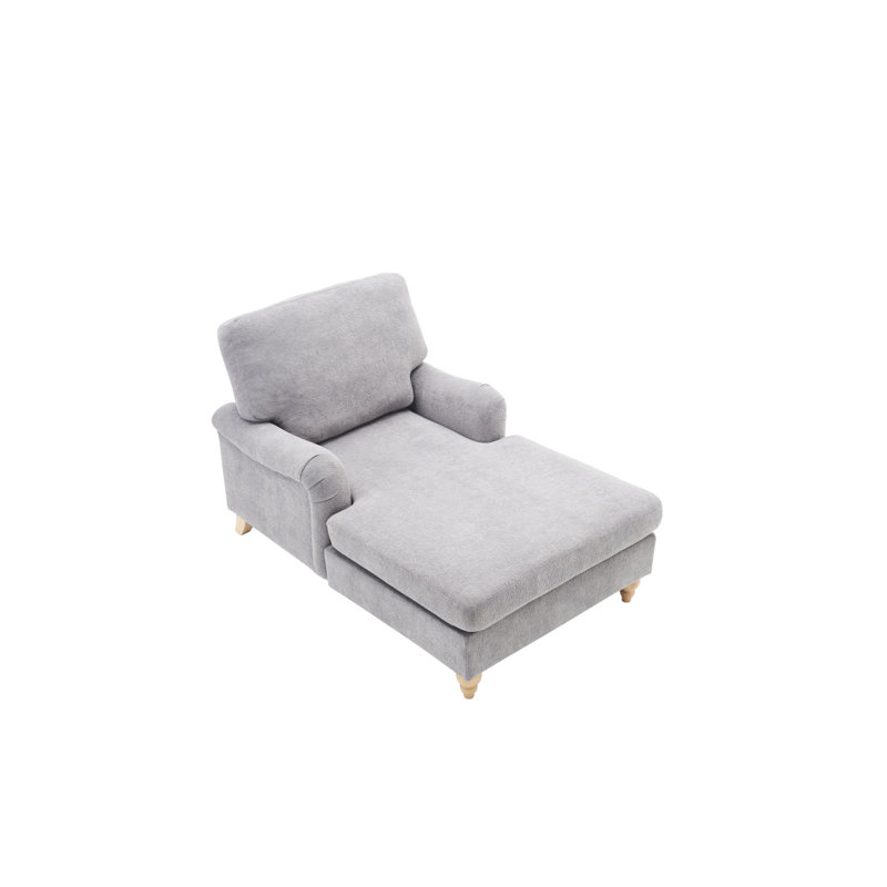 Canapé-lit avec pieds en bois massif, Blue Polyester
