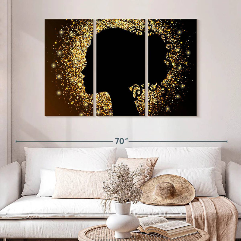 Portrait de femme Leisha, H 32 po x l 50 po