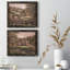 «Evening Tuscany I», ensemble de 2 peintures sur toile encadrées-931129952-931130012