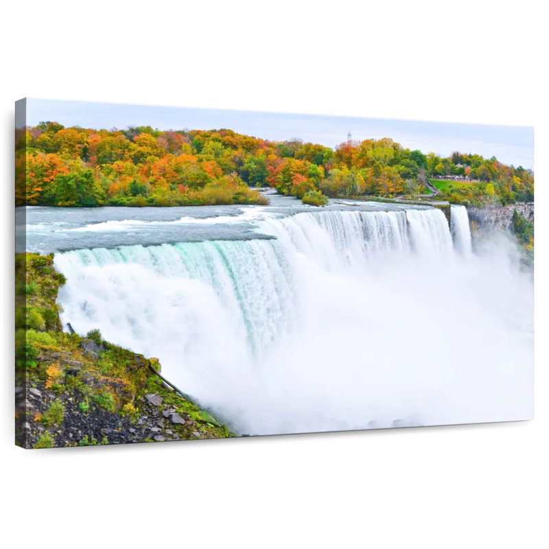 Alvord Autumn At Niagara Falls, 16" H x 24" W