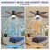 42 Inch Modern Low Profile Ceiling Fans With Lights And Remote/App