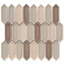 Carreau de mosaïque à joint brique en porcelaine 1,2 po x 4,2 po-66982329