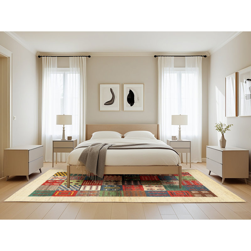 Patchwork Indoor Rug, Rectangle 5' x 8'