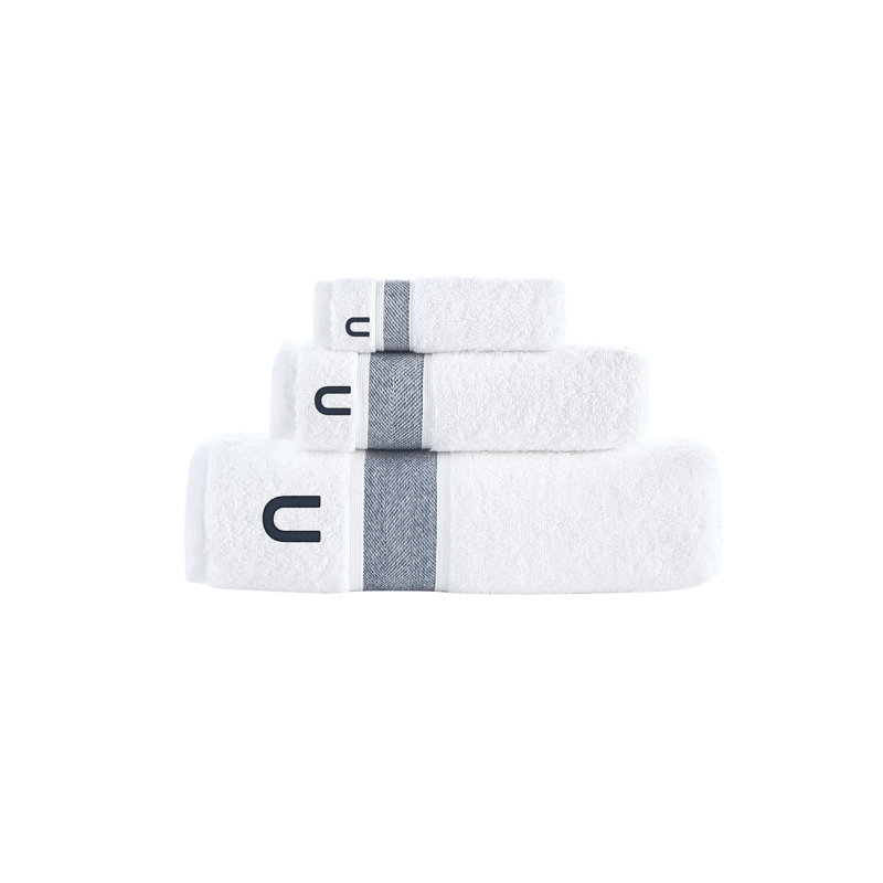 Dieter 3 pcs Towel Set, Navy, U