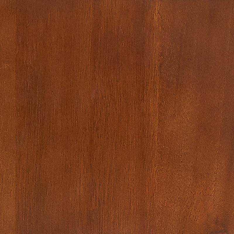 Calvin Mid-Century Brown Wood Side Table with Storage Drawer