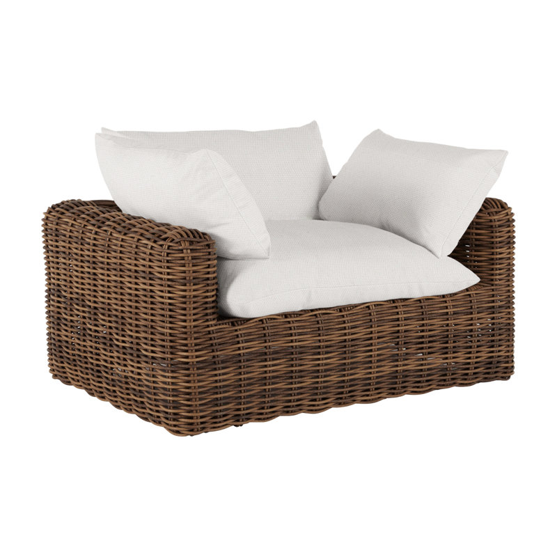 Montecito Woven Lounge - Raffia, Raffia, Rollo Lace, Welt