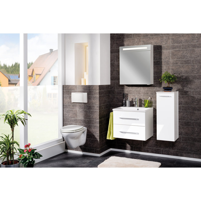 B.Clever Bathroom Cabinet, White