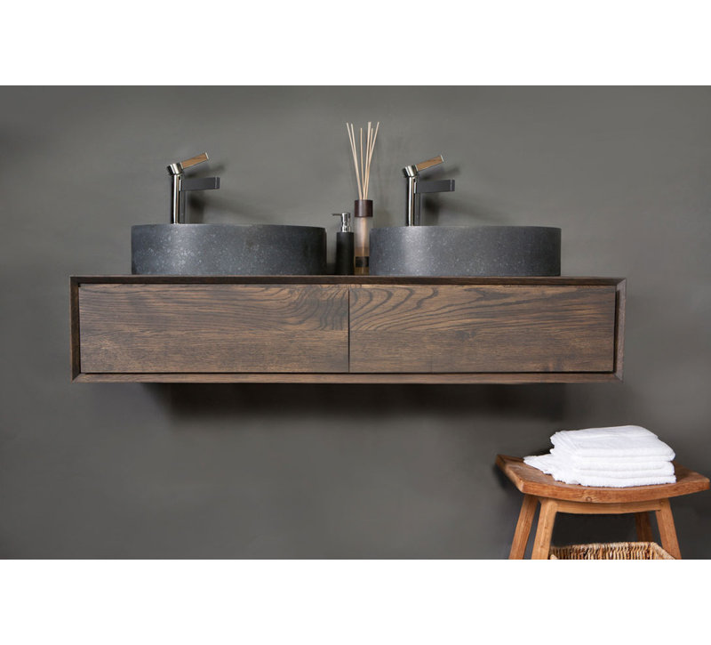 Hadria Granite Handmade Oval Bathroom Sink