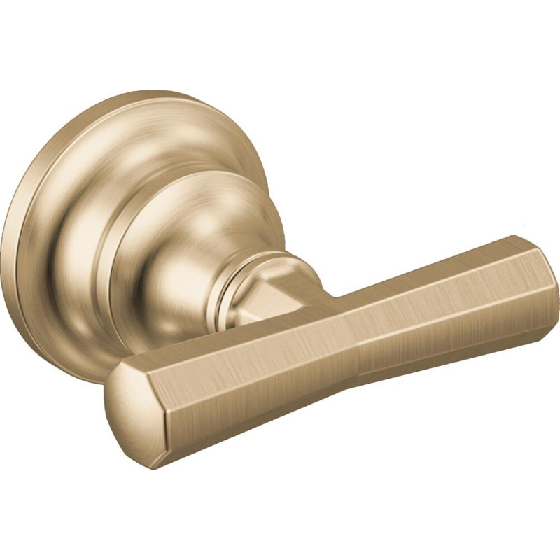 Beauclere™ Two-Handle Wall Mount Lavatory Faucet, Brilliance Luxe Gold, Cross Handle