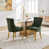 Chenille vert olive