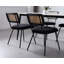 Chaise d'appoint à dossier en croix Lashounda-1696435783