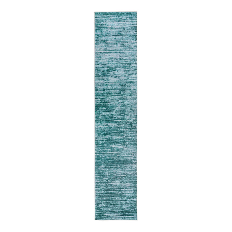 Tapis bleu Montalvo, Tapis de couloir 2 pi 6 po x 12 pi
