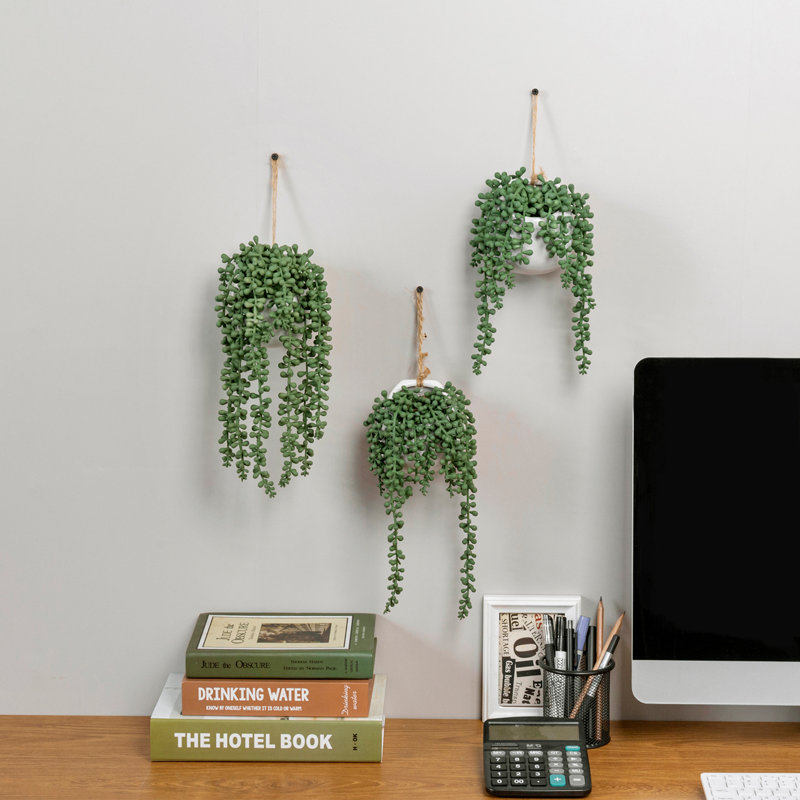 11.5'' Faux Pearl Plant in Ceramic Pot