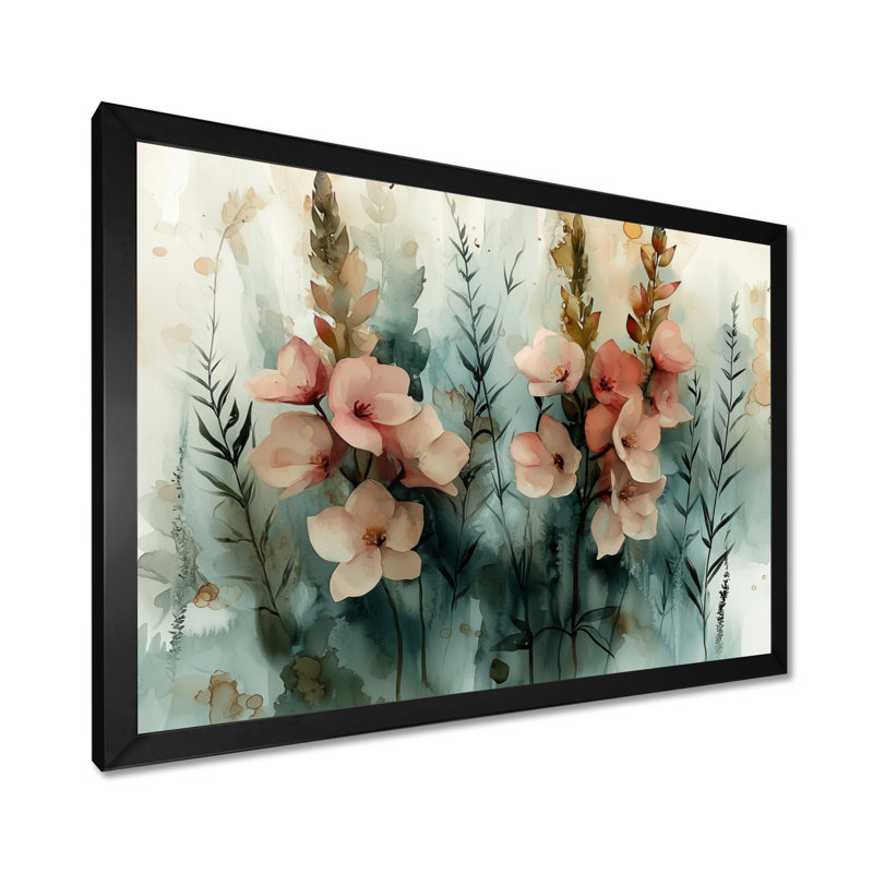 «Morning Dew of Herbs In Winter», reproduction d'art sur toile, Reproduction encadrée d'une seule photo, H 30 po x l 40 po