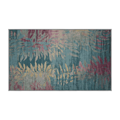 Tapis gris lavable à la machine
