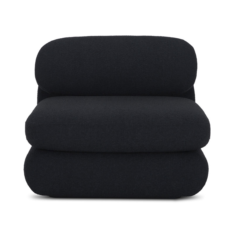 Méridienne Amberly, Bouclé noir