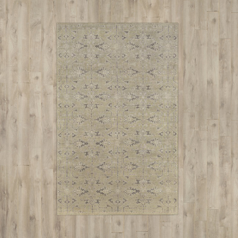 Chebanse Ikat Indoor Rug, Rectangle 6' x 9'