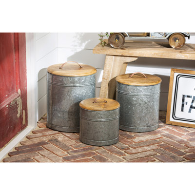 Metal Canister - Set of 3