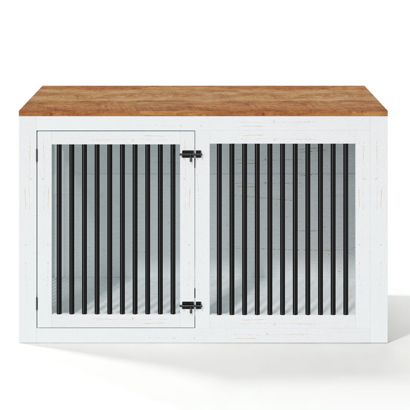 Cage pour chien Aletza, Blanc