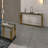 Eesha 47.25'' Glass Top Console Table-52490779