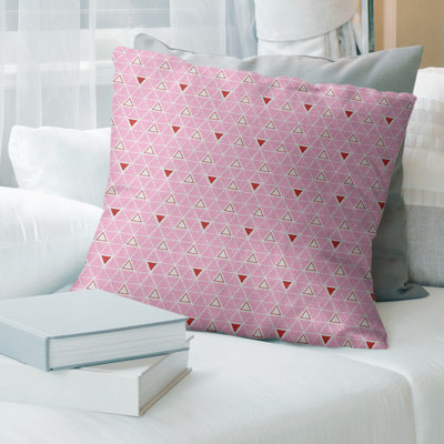 Housse de coussin décoratif triangulaires à la main Football Team Stripes