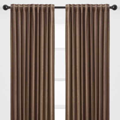 Mondragon Velvet Room Darkening Curtains