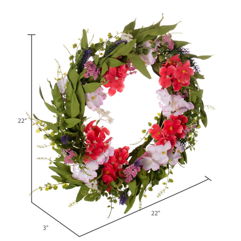 Couronne en polyester 22 po The Holiday Aisle®