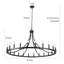 Luminaire rond rustique de style bougie Hendon-232923509-214803285