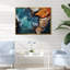 «Jairon Coastal Abstract Coastline II», reproduction sur toile-1016352804-1016352805