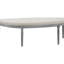 Banc côtier à boutons beige avec pattes gris patiné, s'adapte au mur encastré dans les chambres ou les couloirs, nettoyable par endroits décalés, conception américaine, capitonnage à 20 hauteurs et idéal pour les vestibules, facile à nettoyer.