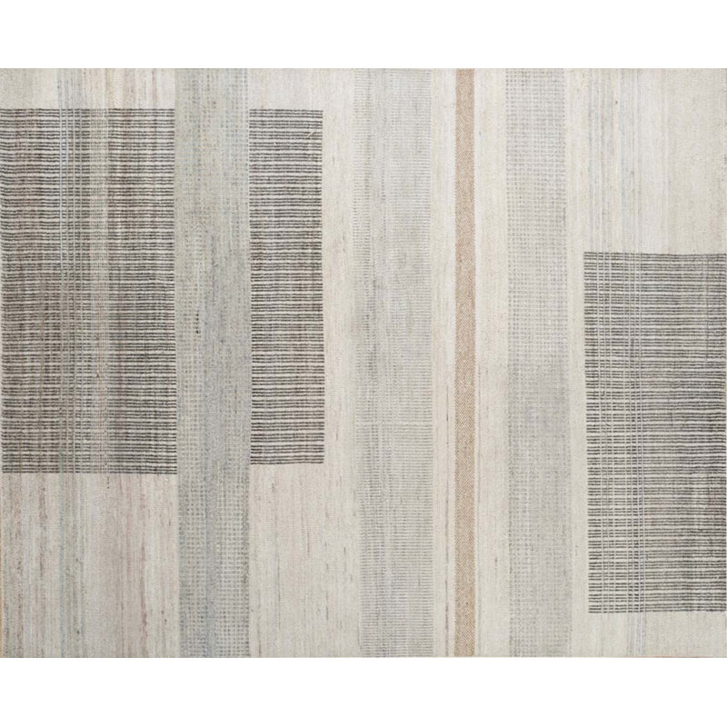 Contemporary One-of-a-Kind Rectangle 8' X 10' Hand Knotted Area Rug