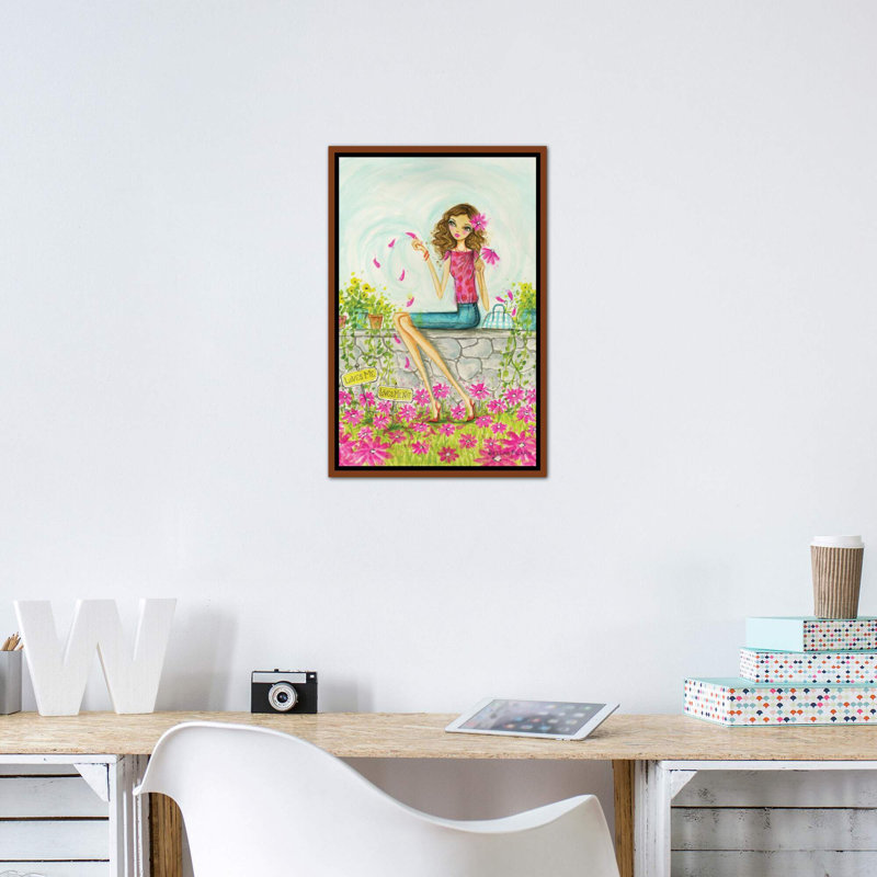 Printemps à Summerside # 4, art, H 26 po x l 18 po x P 1,5 po, Toile avec cadre en bois classique