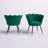 Willington Velvet Barrel Chair-1814598519