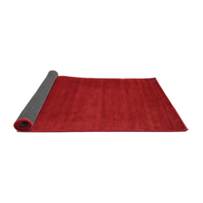 Tapis contemporain marron, Rond 5 pi