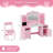 Kids Vanity Set With Stool And Mirror-1232061169