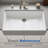 Platus Houzer Farmhouse Apron Front/Undermount 36 inch Fireclay Single Bowl Kitchen Sink-32984607