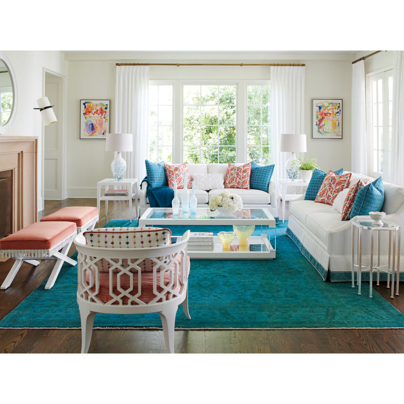 Crisp White Transitional Wood Rectangular End Table