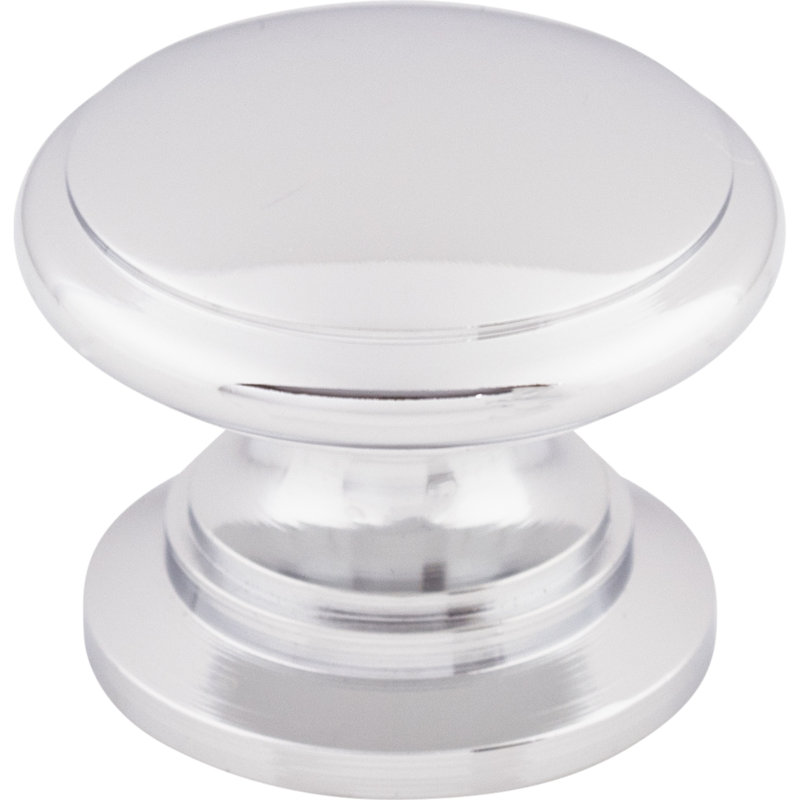Ray 1 1/4" Diameter Round Knob, Polished Chrome