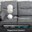 3 Seater Faux Leather Sofa