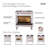 ILVE Nostalgie II Series 36 inch Dual Fuel Range with 6 Burners, Griddle (Glass Door)-98168255-124968149
