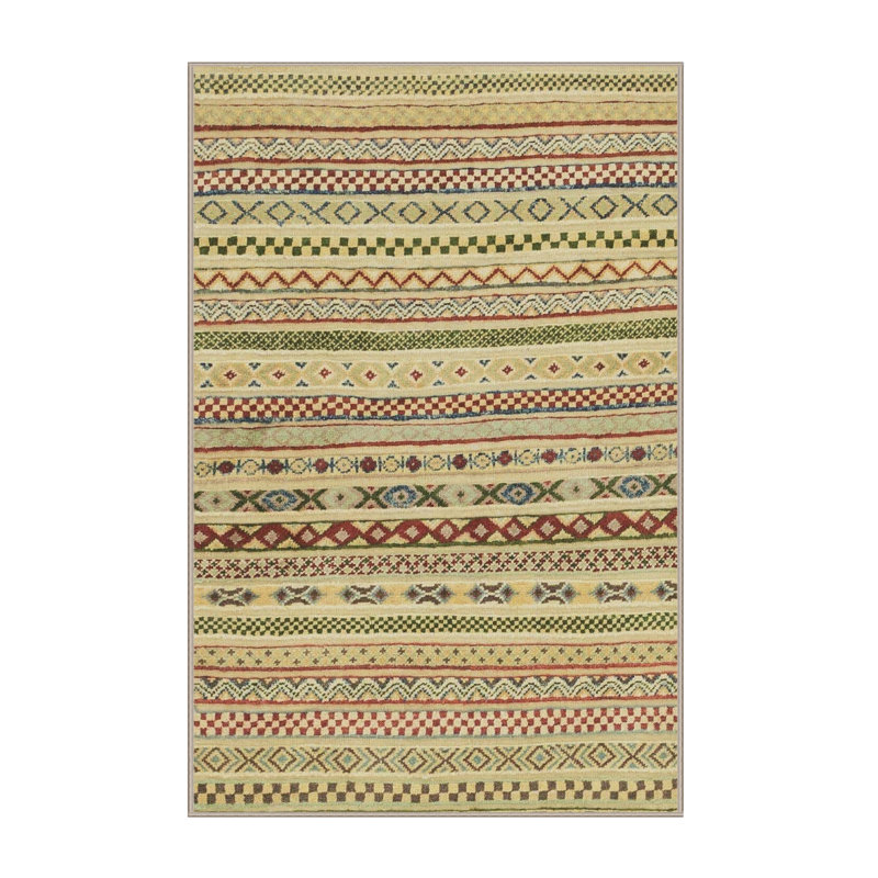 Abstract Indoor Rug, Rectangle 8' x 10'