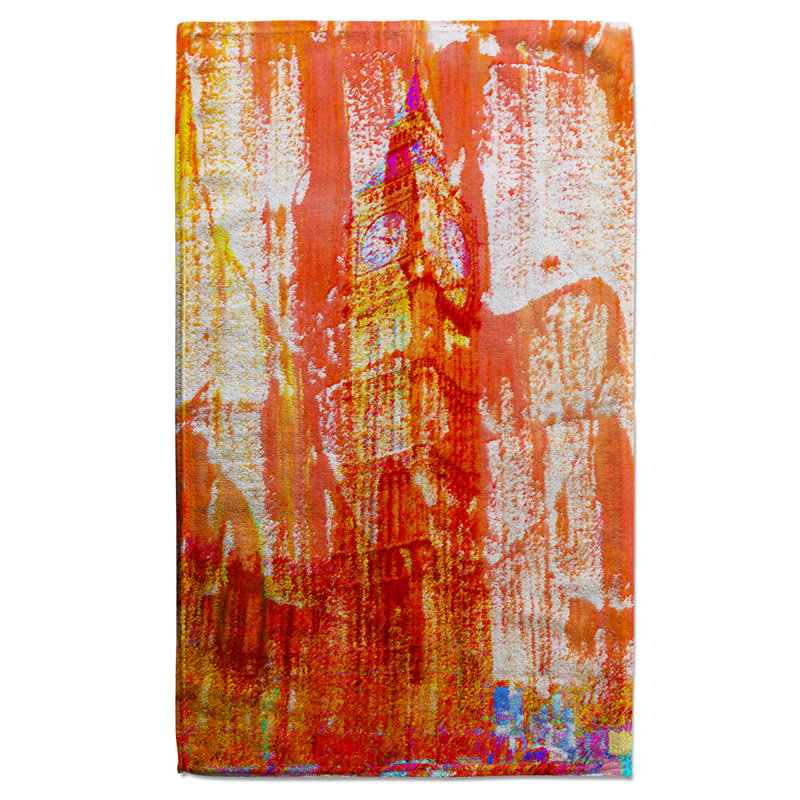 Nayona Polyester Shower Curtain Set, Red