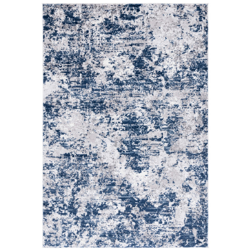 Emigsville Performance Performance Abstract Rug, Square 6'7"