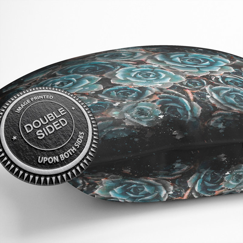 Square Throw Cushion, 40cm H x 40cm W x 15cm D