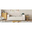 Lit rembourré avec rangement et lit gigogne simple, ports de chargement USB, velours français-565513974